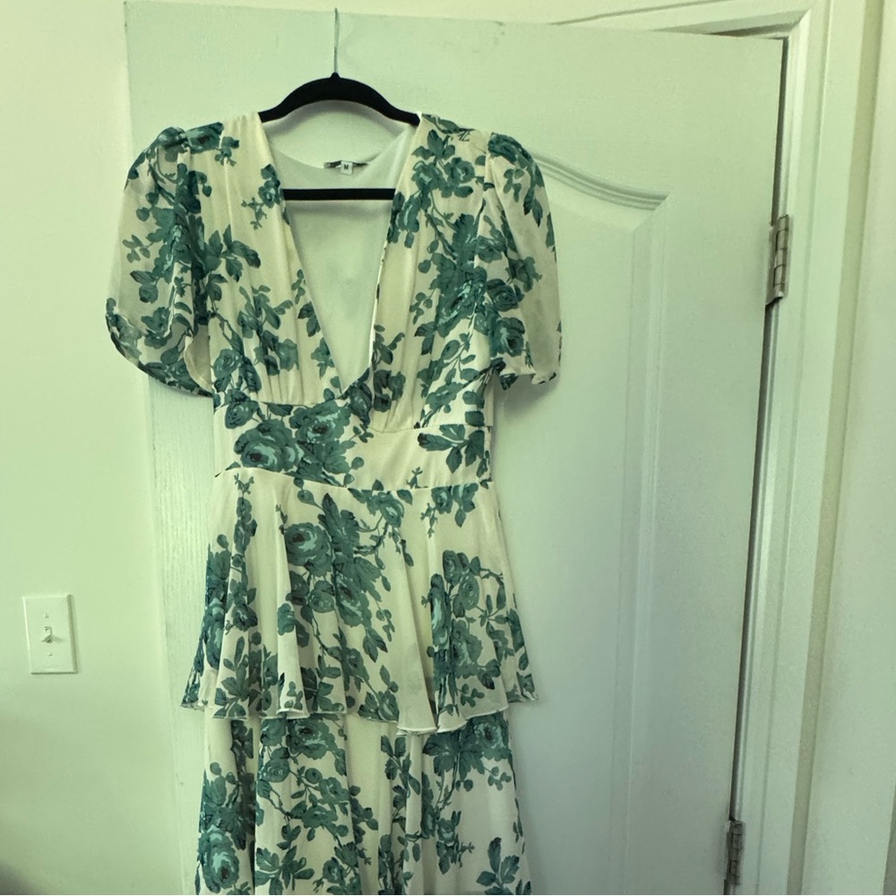 Baltic Born Green Floral Maxi Dress